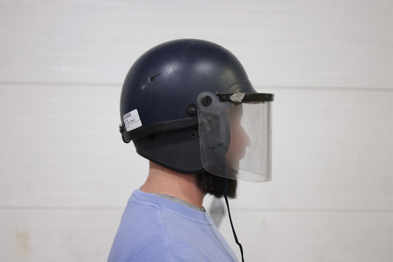 PREMIER CROWN Riot Helmet with Face Shield (No Neck Guard)